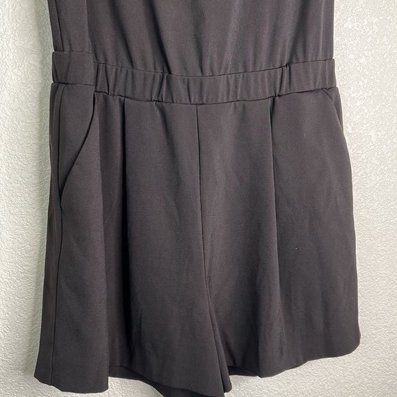 Reed Black & Blue Sleeveless Summer Romper Size 4 - Picture 3 of 9